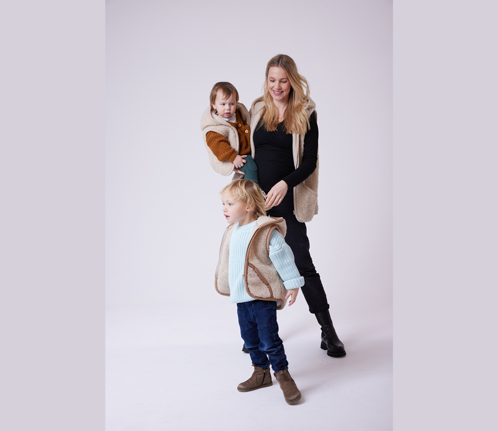 Alwero – Bodywarmer Robby, Biowolle, Beige – Bild 5