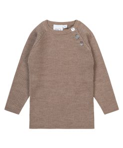 FLÖSS – Longsleeve, FLYE, Ash Melange, Merinowolle