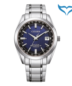 Citizen Funkuhr Herren CB0260-81L 10 bar Funk Quarz Eco-Drive Saphir Titanium Ne