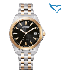 Citizen Damen Sport EO1213-85E Quarz Eco-Drive Saphir Edelstahl 10 bar Damenuhr
