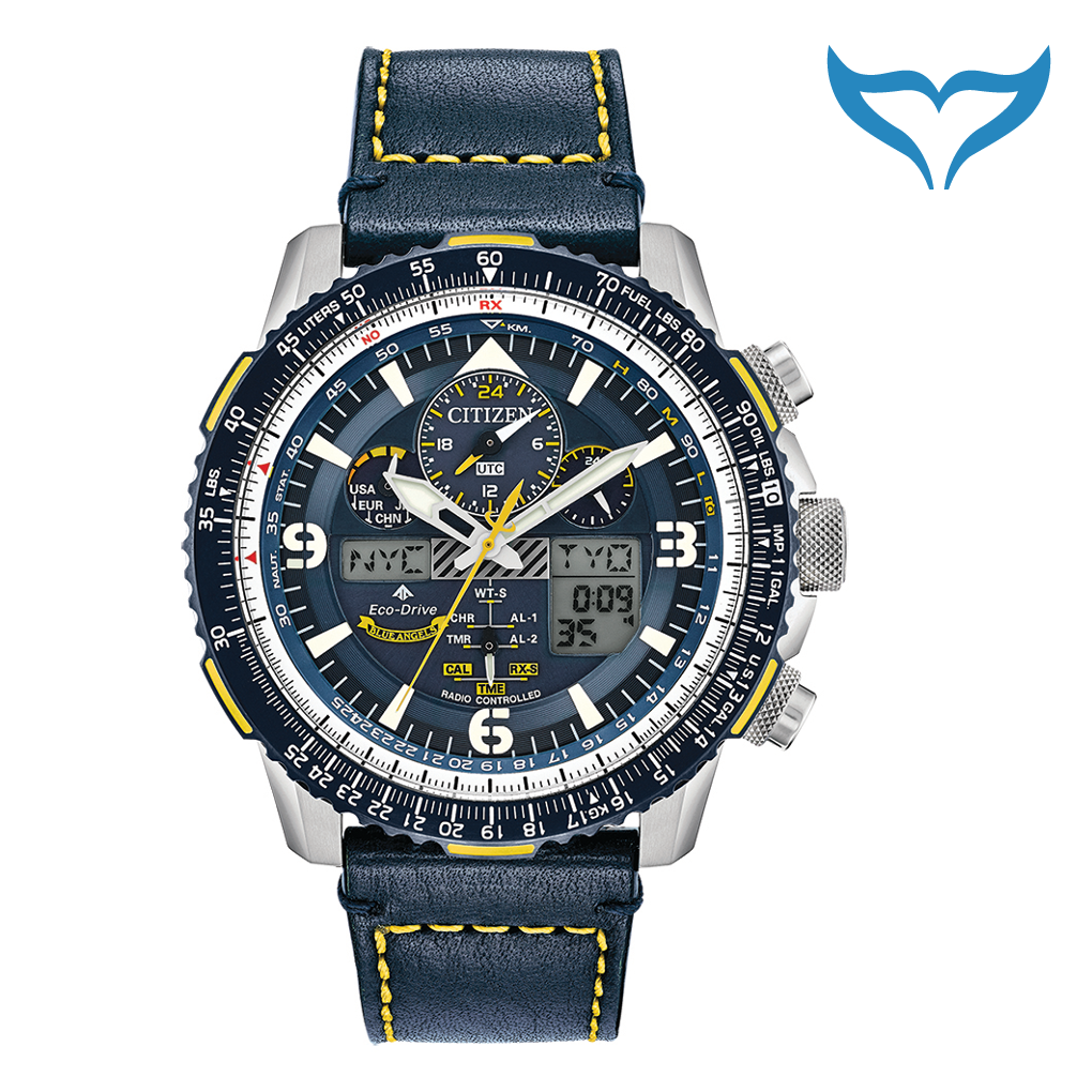 Citizen Promaster Skyhawk JY8078-01L Blue Angels Eco-Drive Funk 20 bar Chrono N – Bild 2