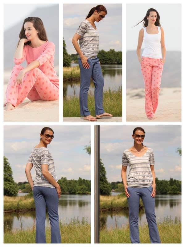 Schnittmuster auf Papier, legere unisex Hose, “Philippa”, Gr. 158 – 46 – Bild 3