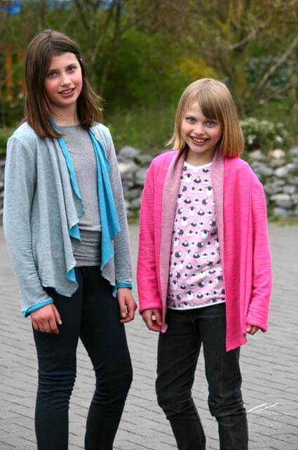 Cardigan, legere Jacke “DELIA” – Schnitt & E-Book, Gr. 110 – 152 – Bild 9