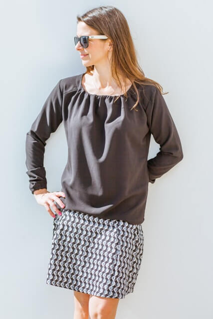 Rock mit Kellerfalten, mit oder ohne RV “FLORENTINA”, Gr. 158 – Damengr. 46 – Bild 9