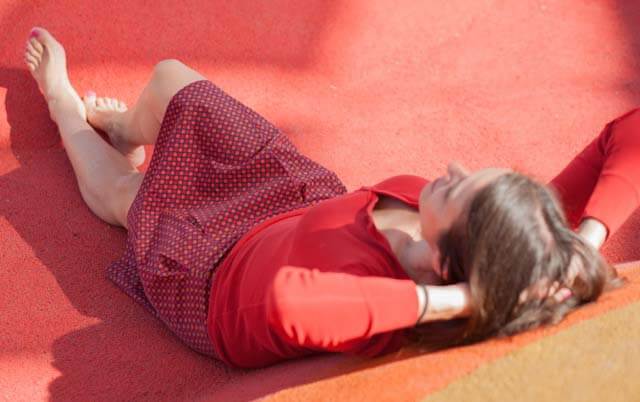 Rock mit Kellerfalten, mit oder ohne RV “FLORENTINA”, Gr. 158 – Damengr. 46 – Bild 5