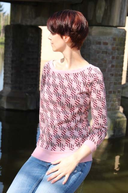 Kleid / Stillkleid / Pullover “STELLA”, Gr. 158 – Damengr. 46 – Bild 3