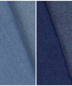 Stretch Denimstoff, unifarben Blau