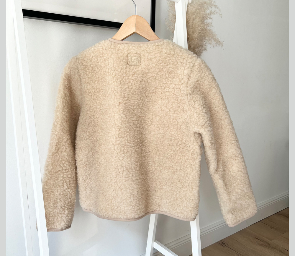 Alwero – Jacket Women KALLY, Biowolle, ENGLISH TEA – Bild 3