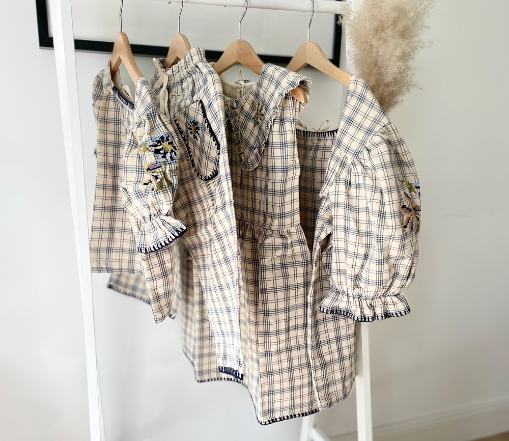 LIILU – Bluse „ESTELLA“, check, Biobaumwolle (4J.) – Bild 4