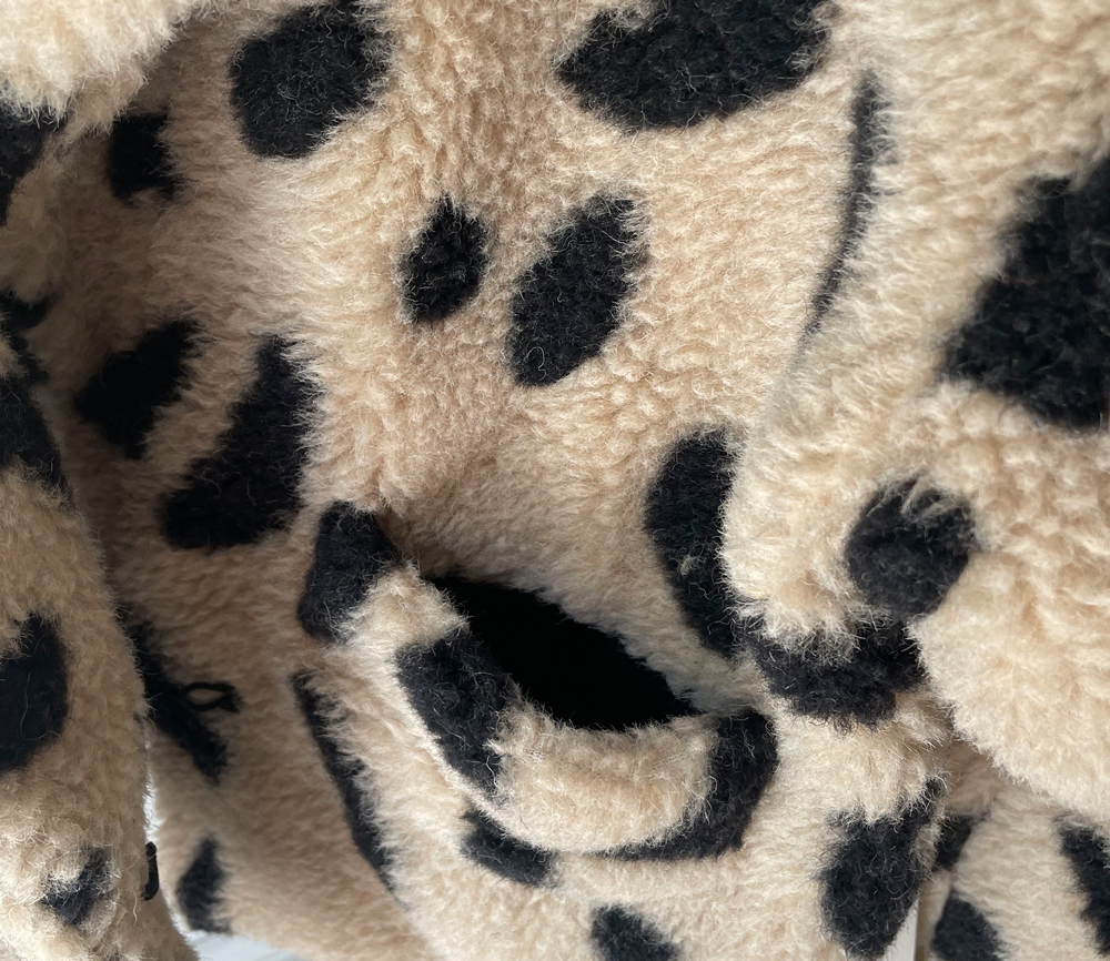 Alwero – Wolljacke Woman „LAZ“, Biowolle, Leo/Gepard – Bild 5