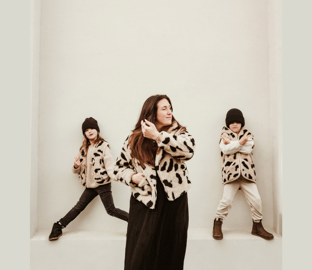 Alwero – Wolljacke Woman „LAZ“, Biowolle, Leo/Gepard – Bild 6