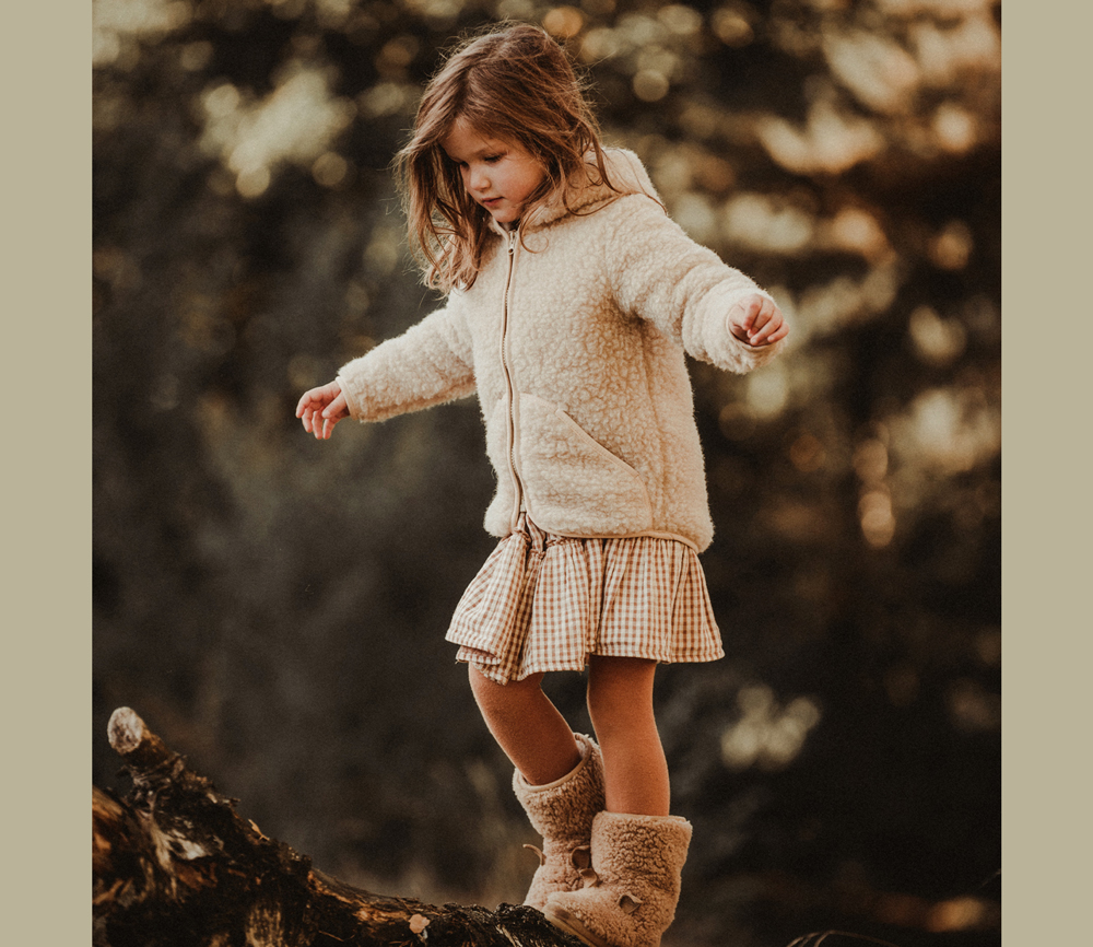 Alwero – Jacke Mody, Biowolle, ENGLISH TEA, Biowolle Woolmark zertifiziert