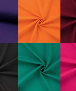 Unifarbenes Mischgewebe, dehnbar, knitterfrei, Kofferware