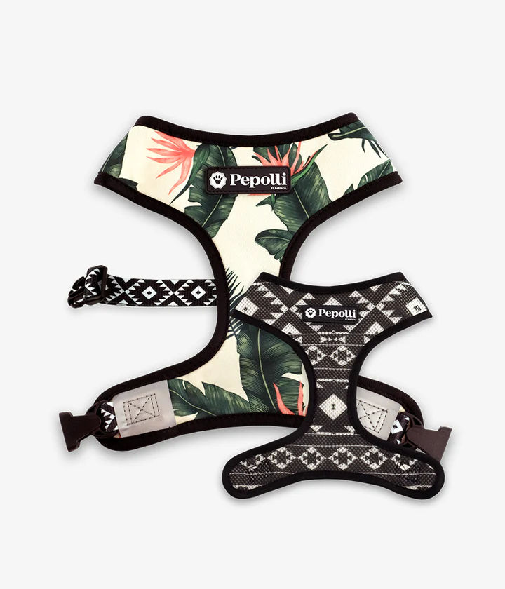 2in1 Soft-Geschirr, Hawai/Ethno (wendbar), S