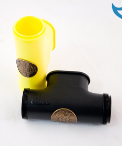 Poseidon Cyklon Mundstückrohr schwarz gelb Mouthpiece Tube black yellow Atemrohr