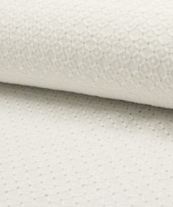 Baumwollstoff, Lochstickerei Ecru, Muster 3