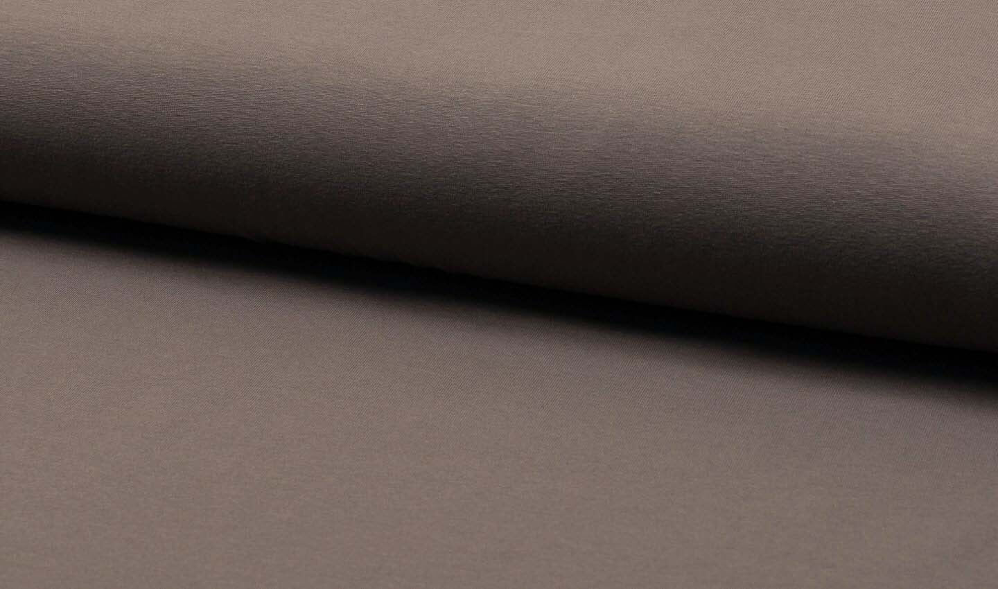 Jersey, unifarben Taupe – Bild 2
