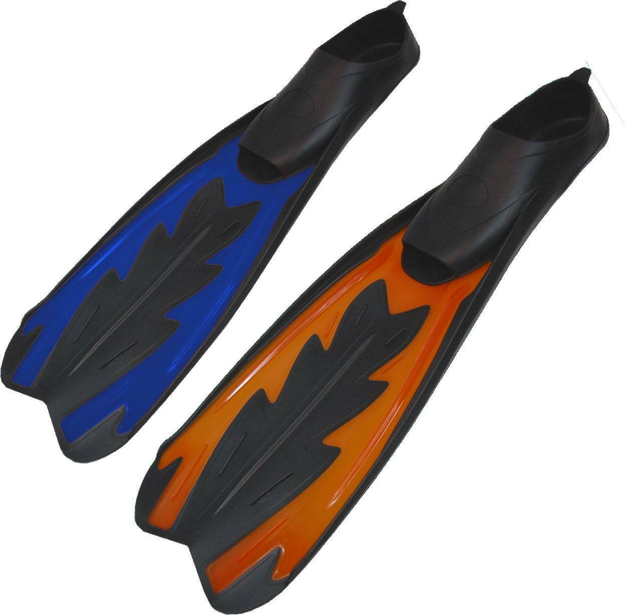 Rough Waters Schuhflossen Flossen Speedy orange-schwarz RW Schnorchelflossen Neu – Bild 3