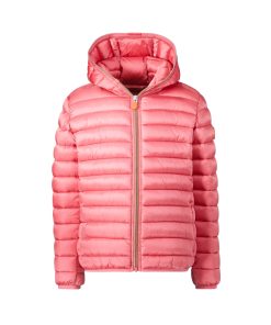 Save the Duck – Übergangs-Daunenjacke mit Kapuze „IRIS“, Vegan, bloom pink