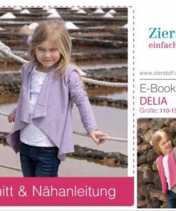 Cardigan, legere Jacke “DELIA” – Schnitt & E-Book, Gr. 110 – 152