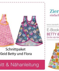 Kittelkleid Paket “BETTY und FLORA” – Gr. 62 – 104 [Digital]