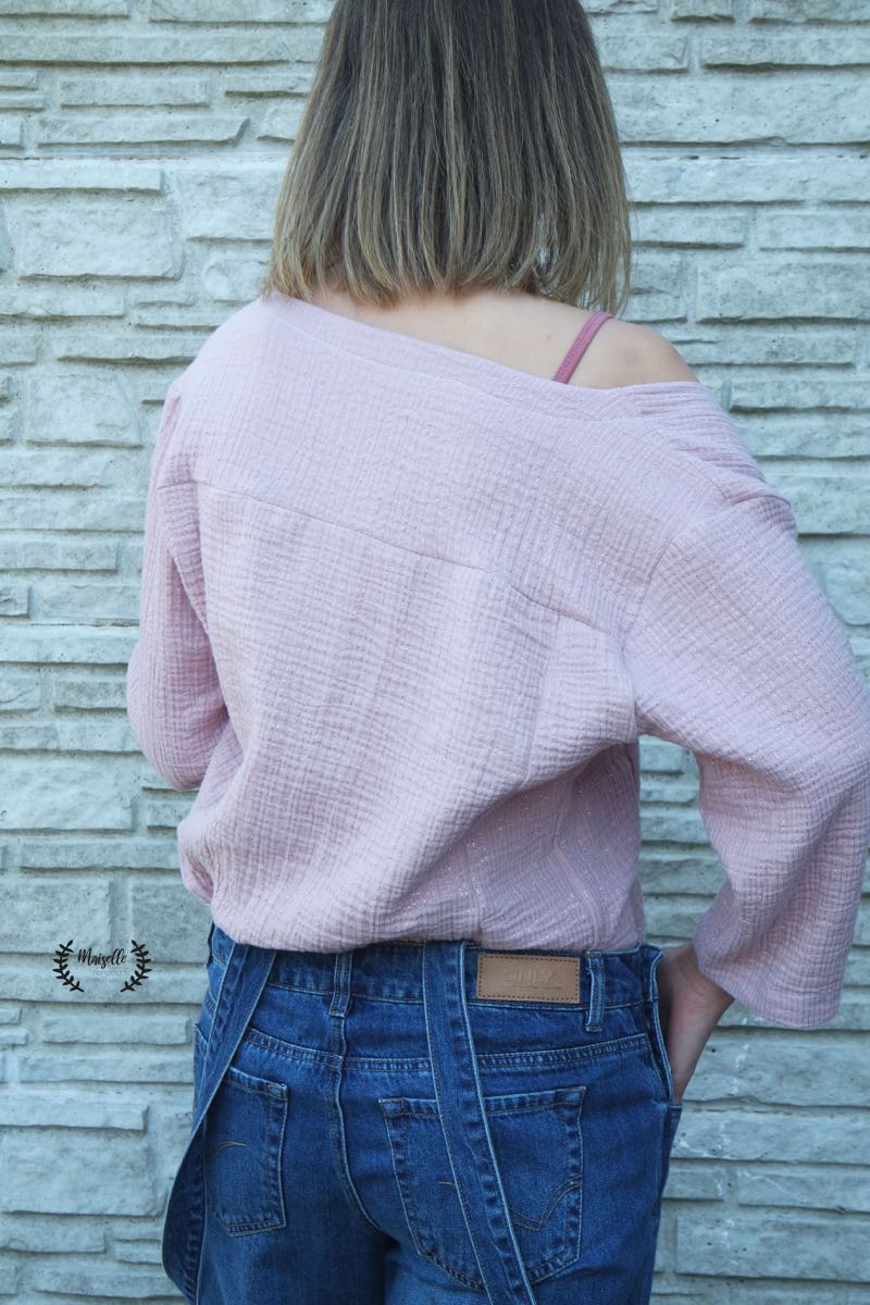 Bio Gauze, Musselin – Flieder – Very Peri – unifarben – Bild 5