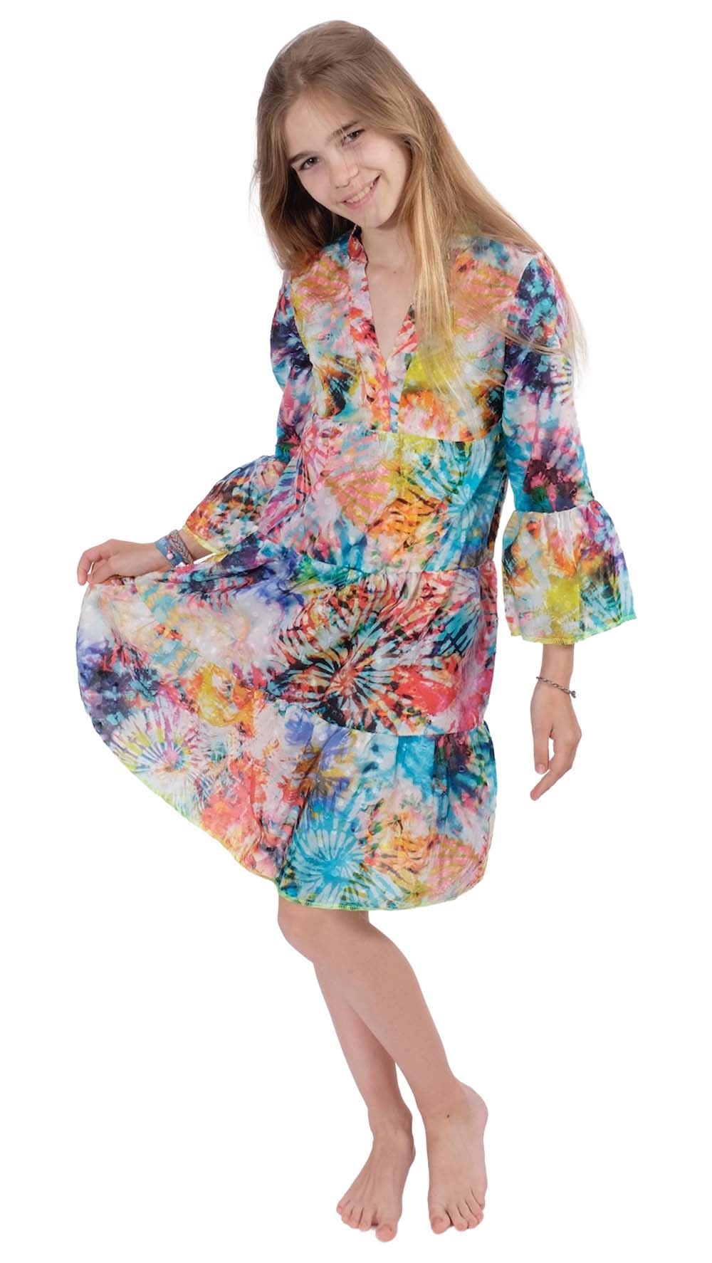 Batist, Baumwolle, Voile, grafische Musterung Lila Flieder – Bild 7