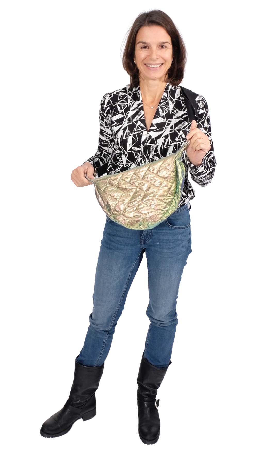 Crossbag / Bauchtasche / Beuteltasche / Tasche “Tille” – 2 Größen – Bild 3