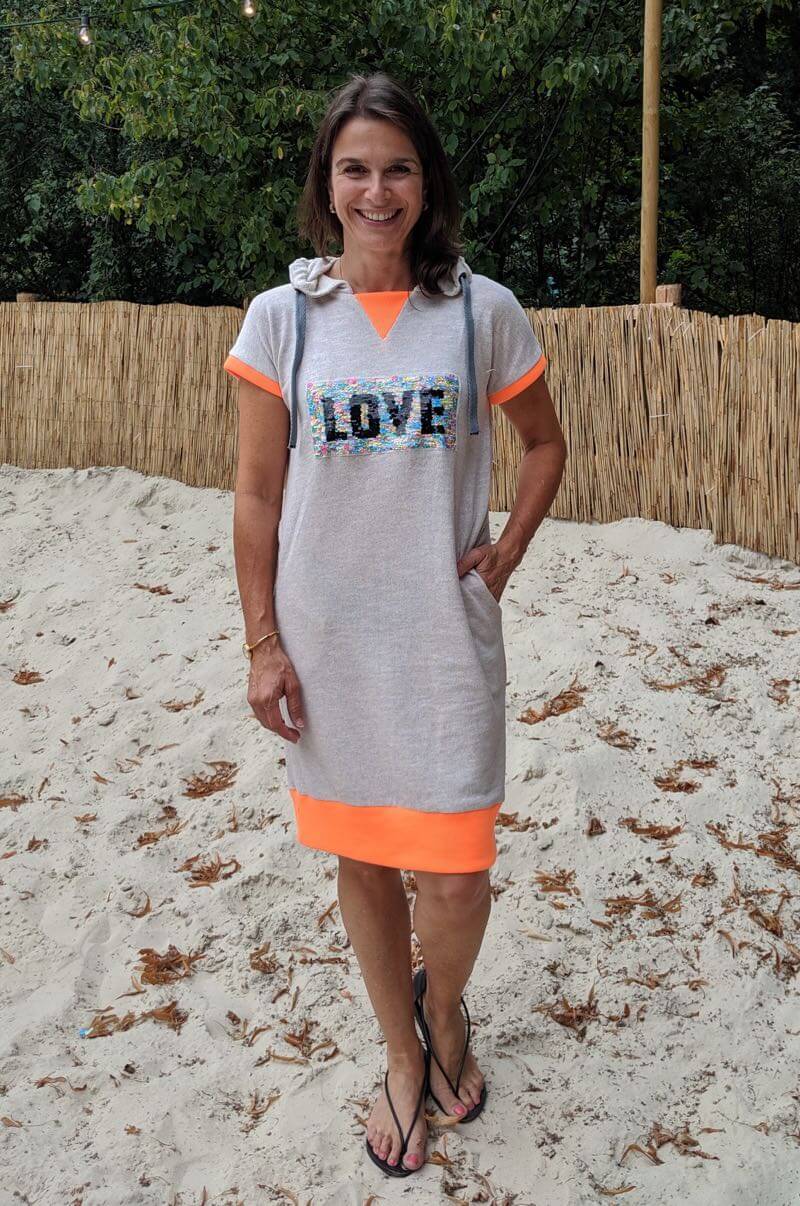 Wendepailletten, Applikation Aufnäher LOVE – Bild 3