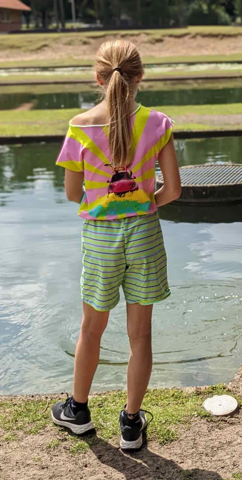 Jumpsuit “RUNA” – Gr. 110 – 152 – inkl. Oneshoulder – Bild 4