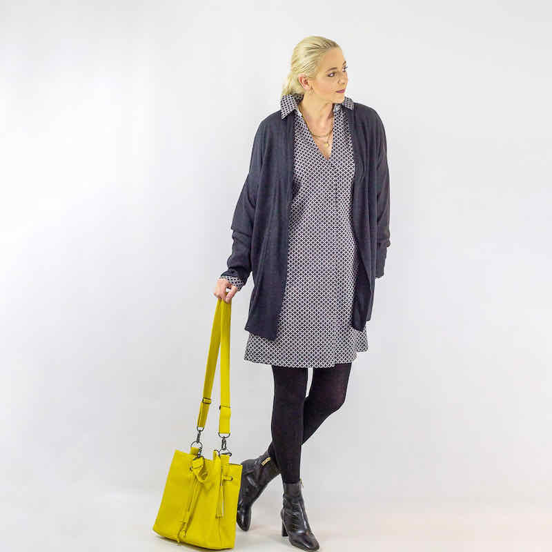 Stretch, Jacquard, Schwarz/Weiß – Bild 7