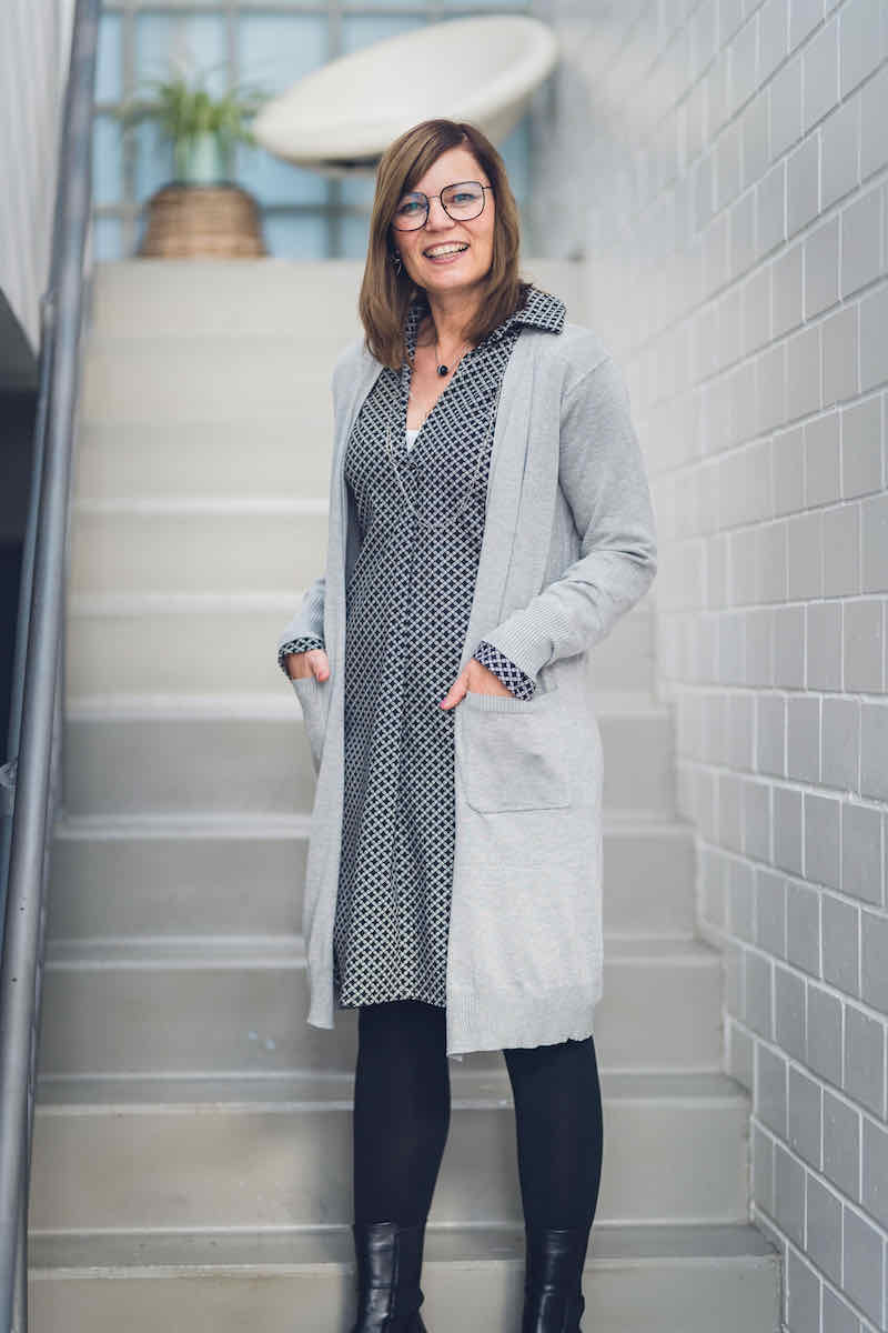 Stretch, Jacquard, Schwarz/Weiß – Bild 8