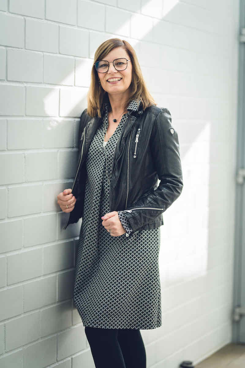 Stretch, Jacquard, Schwarz/Weiß – Bild 6