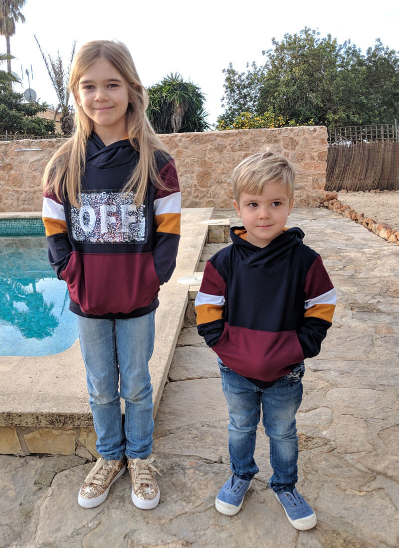 Wendepailletten, Applikation Aufnäher Herz mit Sterne – Bild 4