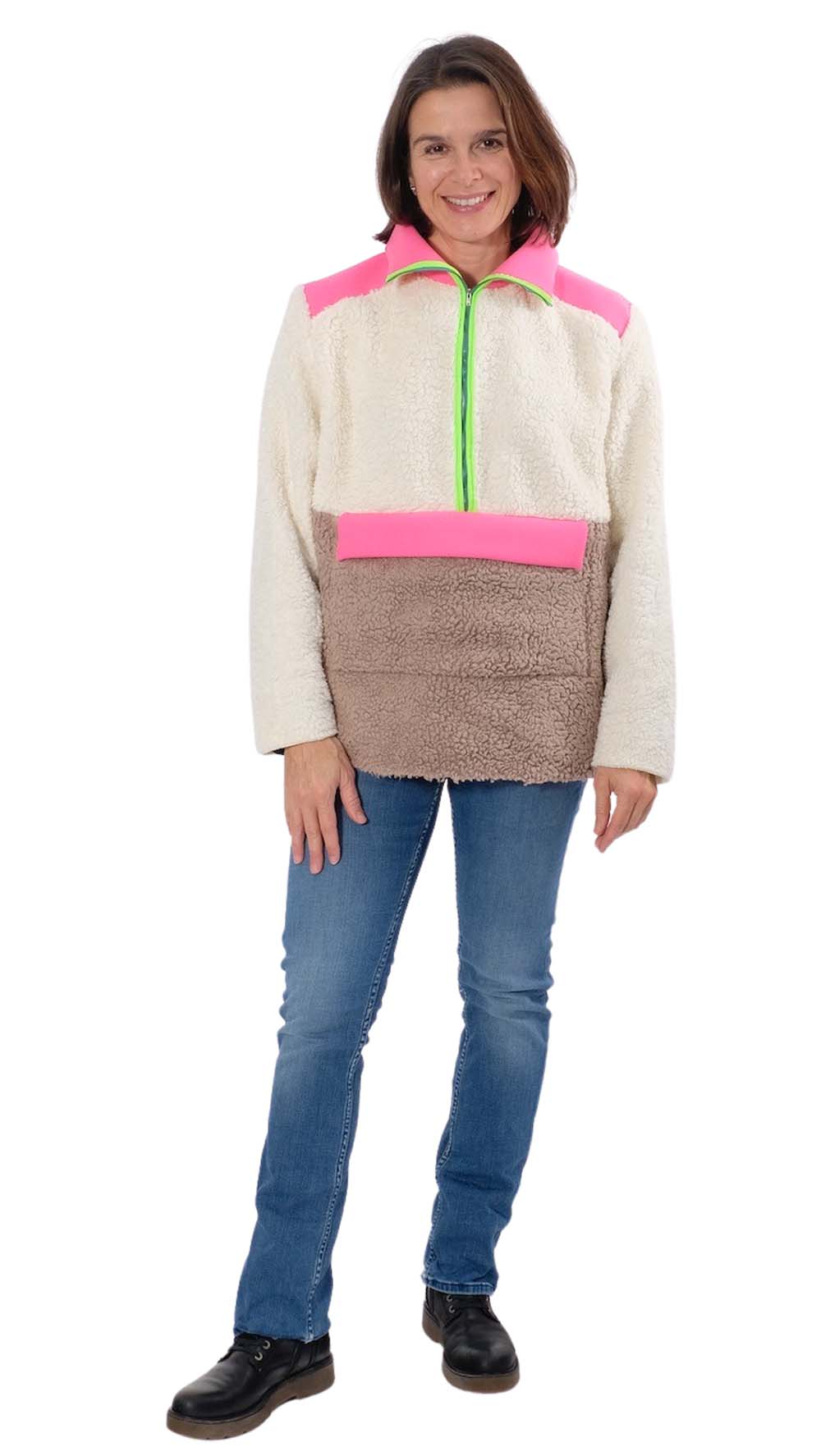 Teddystoff, Blau, Baumwolle – Bild 5