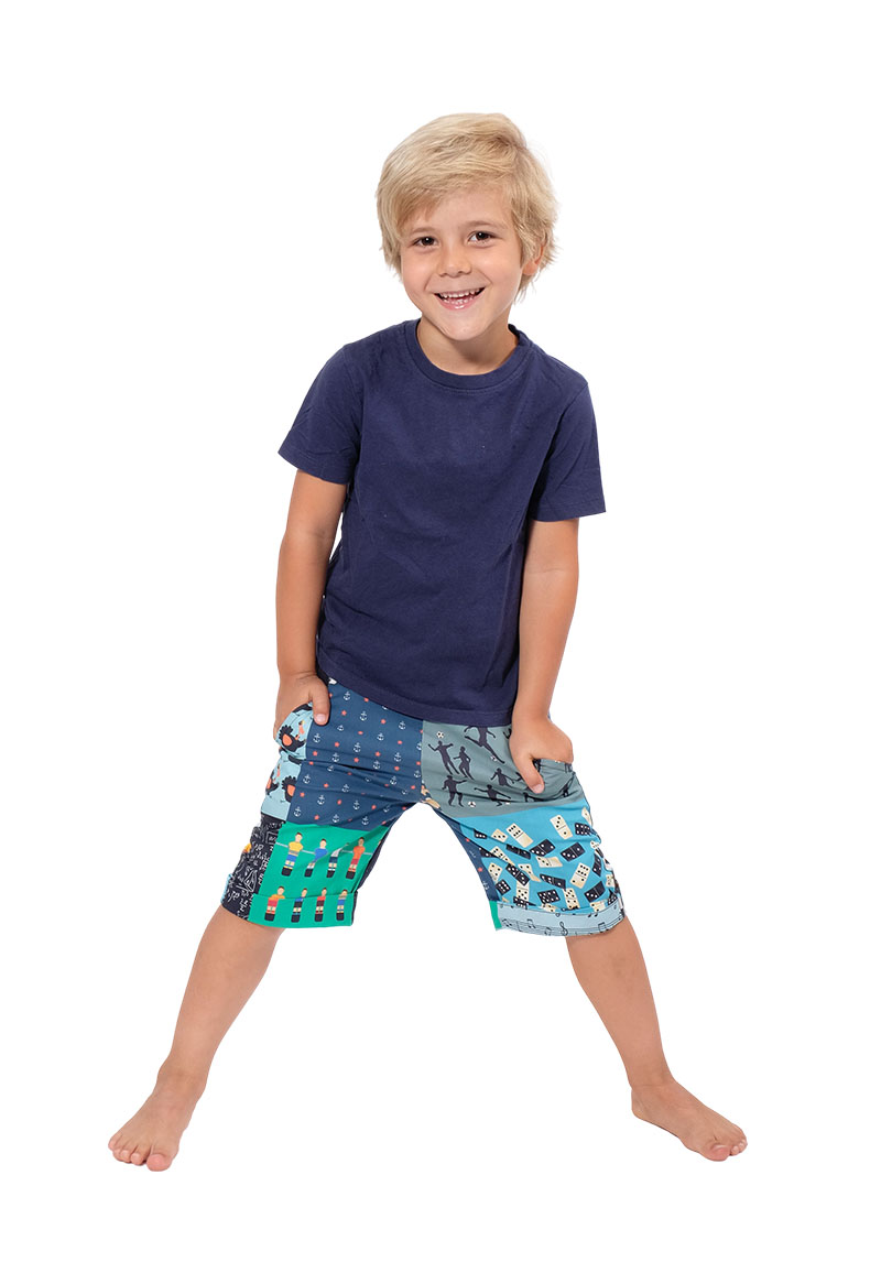 Baumwollstoff, Patchwork Panel mit 21 aufgedruckten Motiven – für Jungs – Bild 3