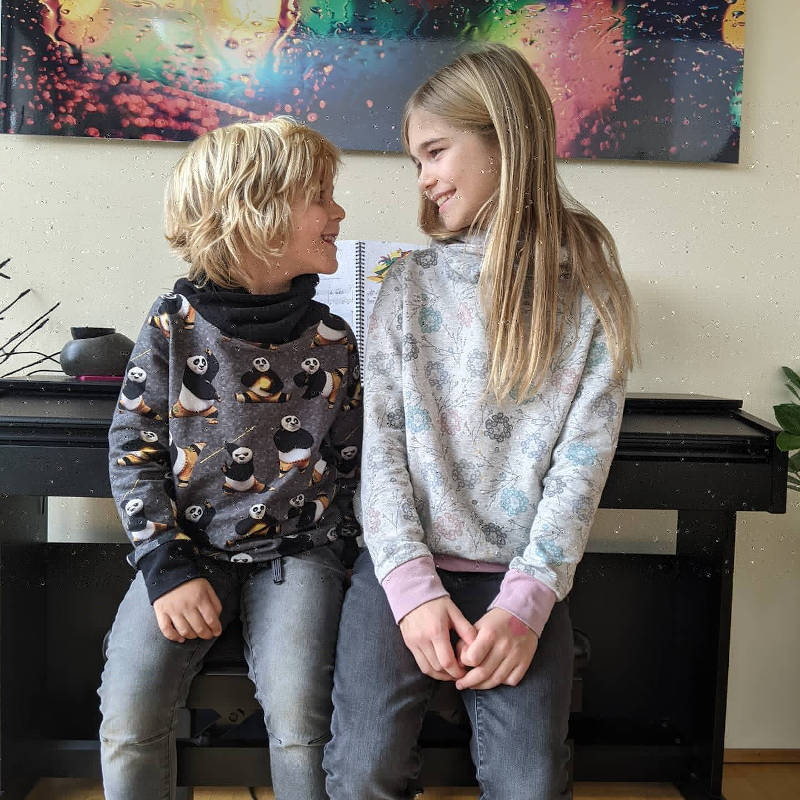 French Terry, Sweatshirtstoff Kung Fu Panda – Digitaldruck – Bild 5