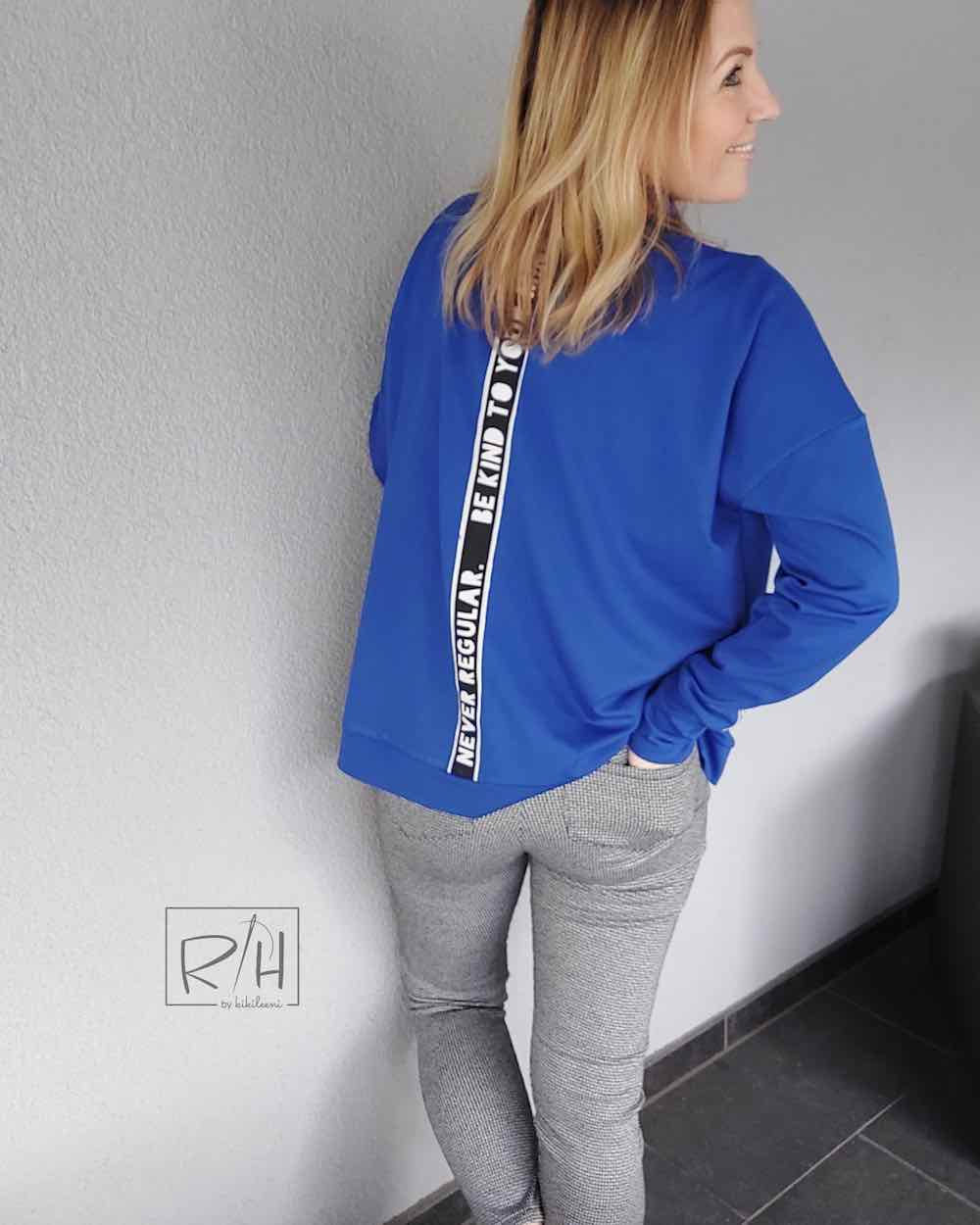 Stretch, Jacquard, Salz und Pfeffer Musterung, Schwarz/Weiß – Bild 3