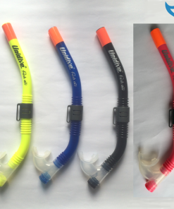 Schnorchel Unidive Ventil pink blau Silikon Mundstück Clip Ausatemventil Neu