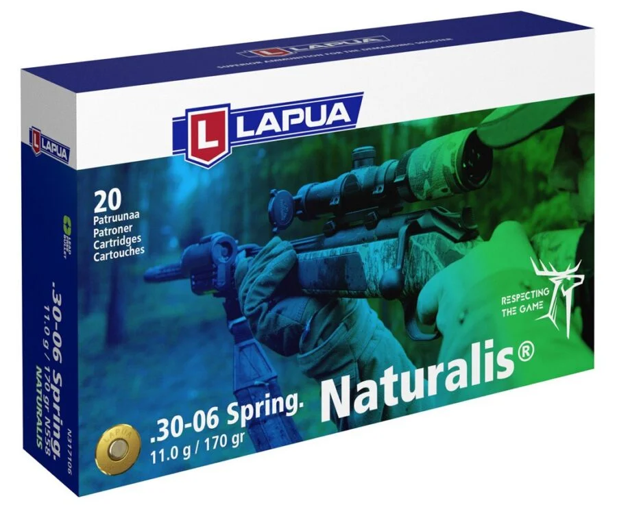 LAPUA Naturalis .30-06 Büchsenpatronen Munition bleifrei – Bild 2