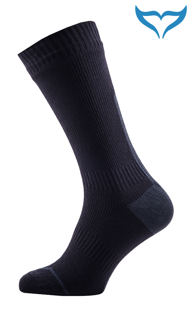 Sealskinz Road Thin Mid Socken wasserdicht Hydrostop Merino Wolle schwarz S – XL – Bild 2