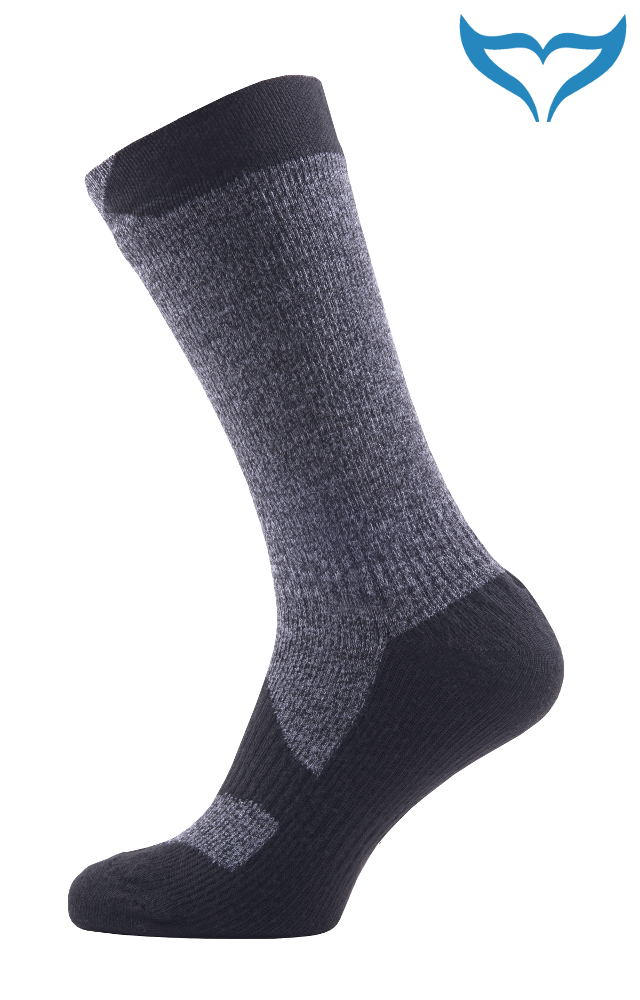 Sealskinz Walking Thin Mid Socken wasserdicht Merino Wolle schwarz grau S M L XL – Bild 2