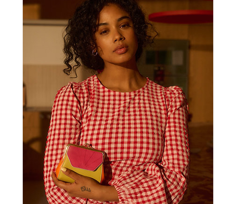 Sticky Sis – The Sticky Sis Club, Portemonnaie il sole | coloré | lemon leaf + arancia orange + positano purple – Bild 3