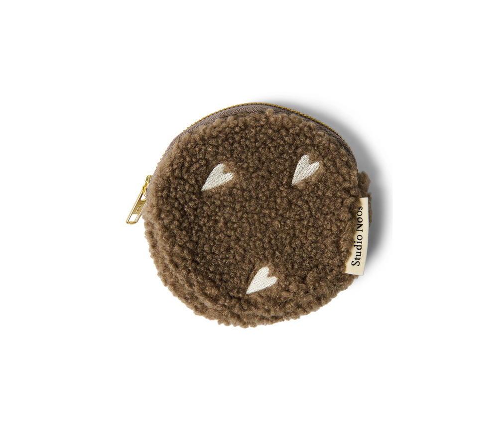 Studio Noos – Wallet „TEDDY HEARTS“, brown – LIMITED EDITION
