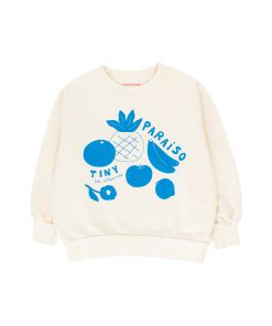 TinyCottons – Sweatshirt „PARAISO TINY“, light cream, Biobaumwolle