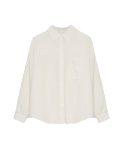 The New Society – Hemd „DELPHINE“, white, Lyocell