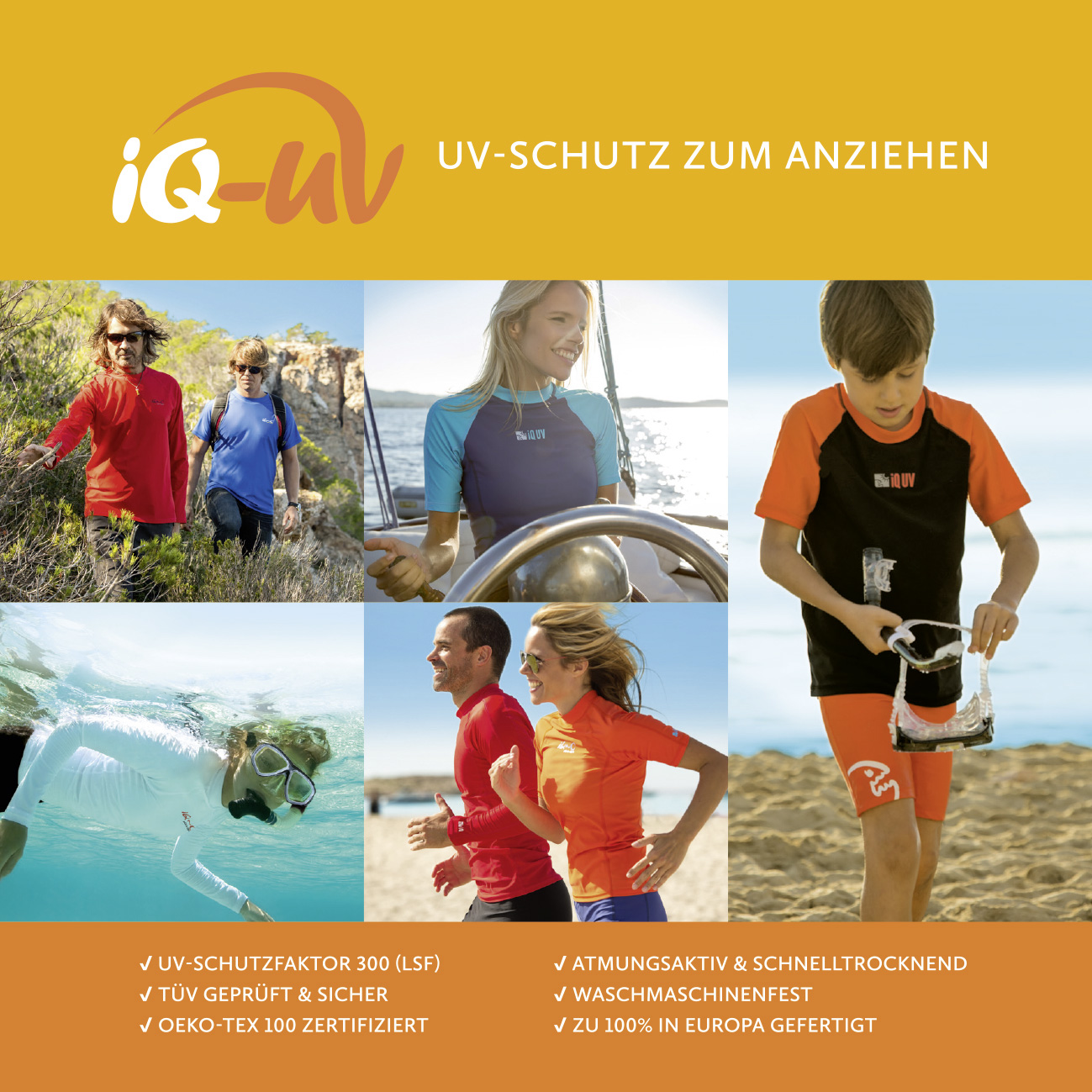 iQ UV 300 Shirt Loose Fit Men Herren S olive grün Schutz Bekleidung Neu – Bild 8