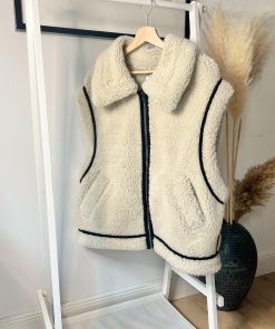 Alwero – Weste HIRO, Oversize Polar Bear, Biowolle, LIMITED EDITION