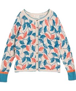 White Stuff – Strickjacke „LULU“, bedruckt, natur print