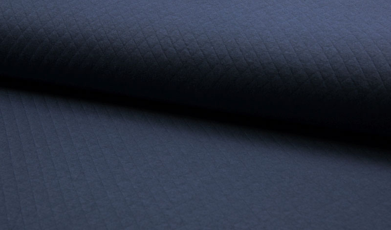 Waffelstoff, weiche anschmiegsame Qualität – Blau